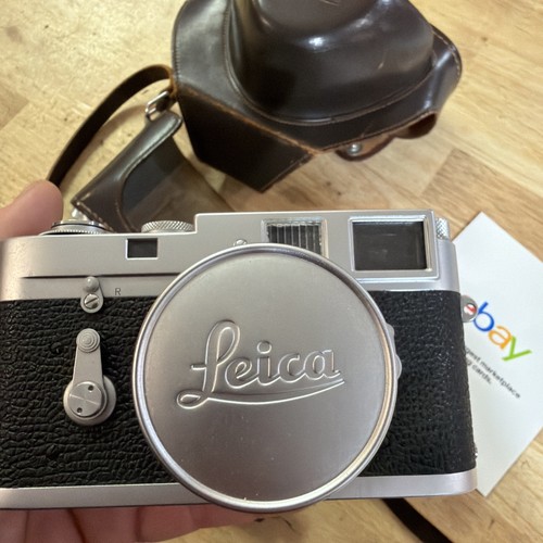 Leica silver rangefinder - leica,